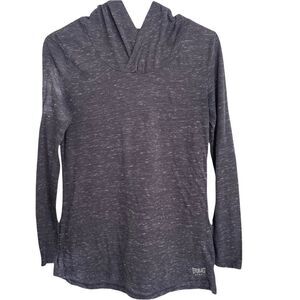 Everlast Sport Grey‎ and White Hooded T-Shirt Sz M